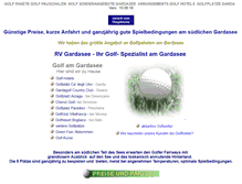Tablet Screenshot of gardasee-golf.de